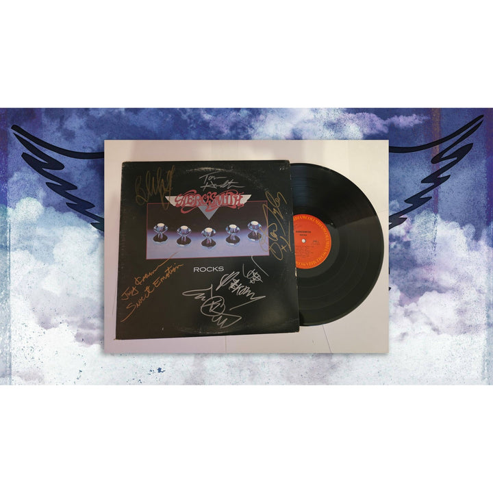Aerosmith "Rocks" LP signed with proof.