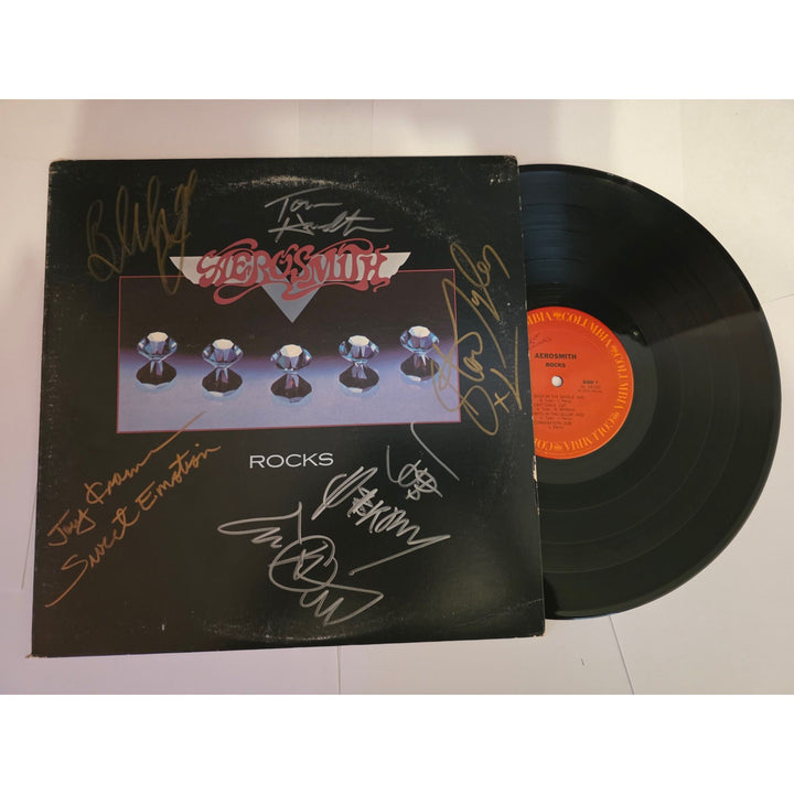 Aerosmith "Rocks" LP signed with proof.