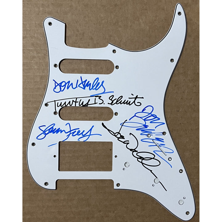 Don Henley, Joe Walsh, Glenn Frey, Timothy B. Schmit, Don Felder, the Eagles pickguard signed with proof