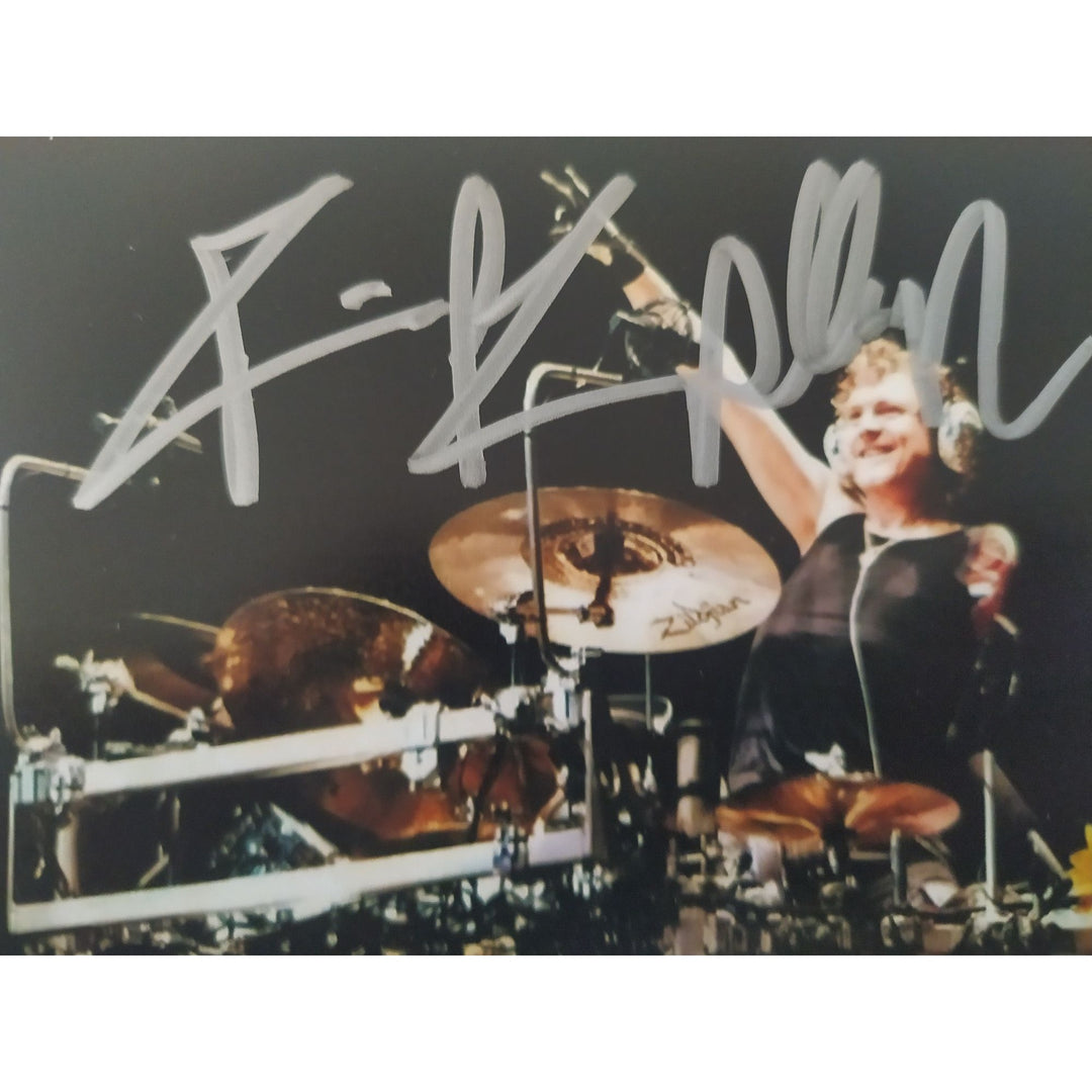 Rick Allen Def Leppard drummer 5x7 photo signed with proof