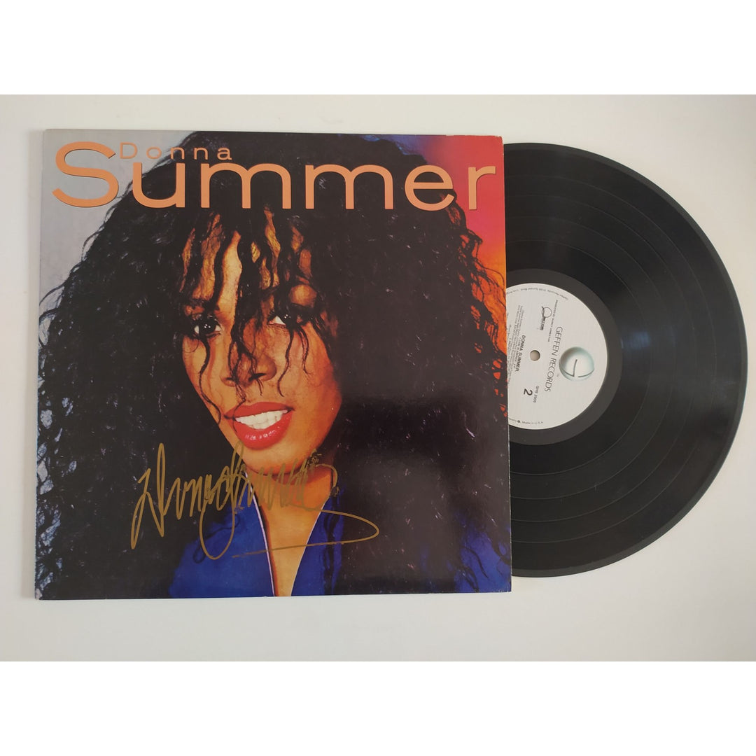 Donna Summer original LP signed