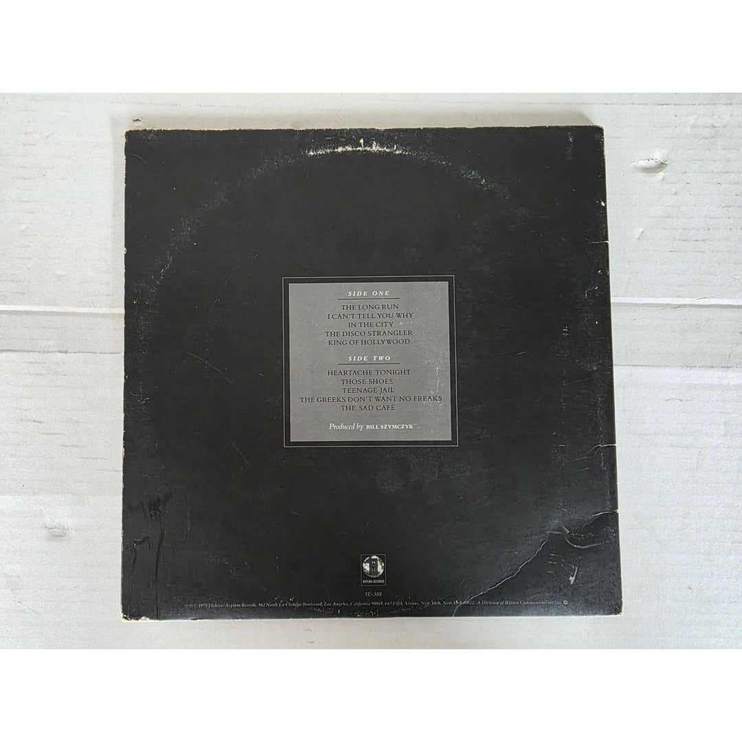 The Eagles ''The long Run'' LP signed with proof.