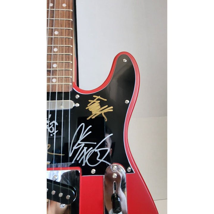Deftones Chi Cheng Chino Moreno Stephen Carpenter Frank Delgado  authentic Fender telecaster full size electric guitar signed with proof