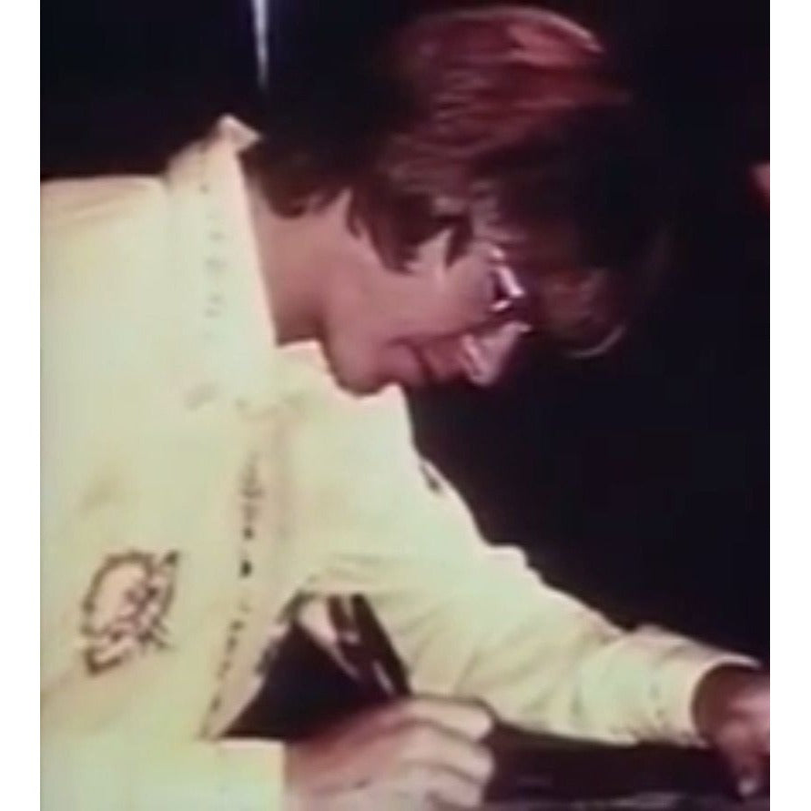 John Denver full size acoustic guitar signed with proof and museum quality frame 28x50