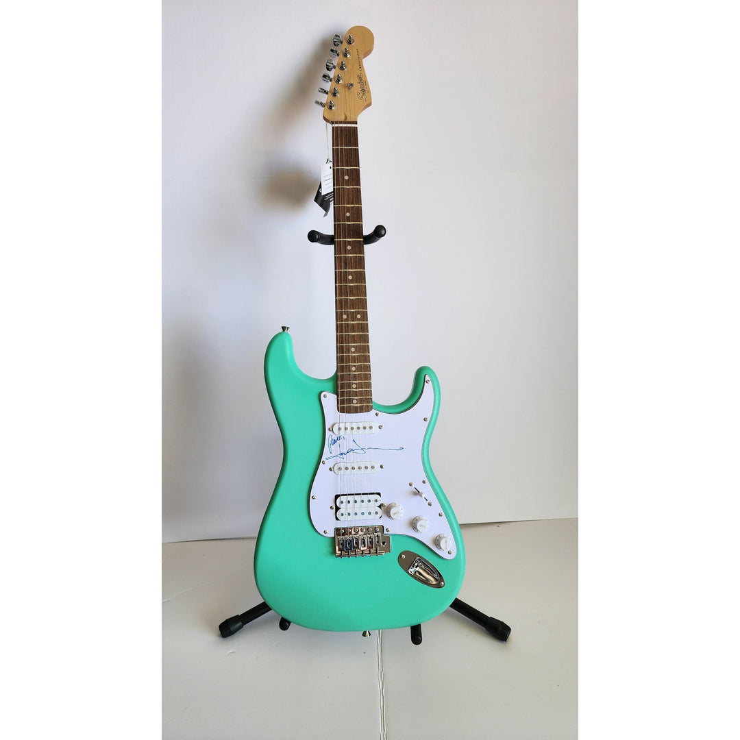 John Denver authentic Fender Stratocaster Squier electric guitar signed with proof