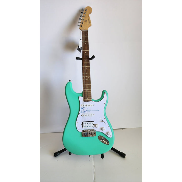 John Denver authentic Fender Stratocaster Squier electric guitar signed with proof