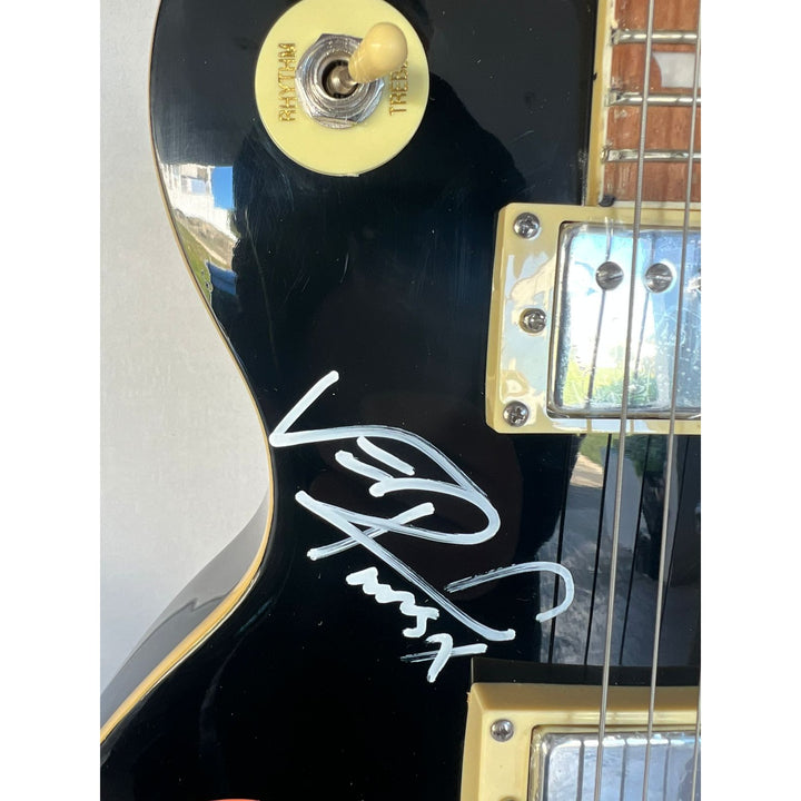 Pantera Phil Anselmo, Diamond Darrell, Rex Brown, and Vinnie Paul Les Paul electric guitar signed with proof..
