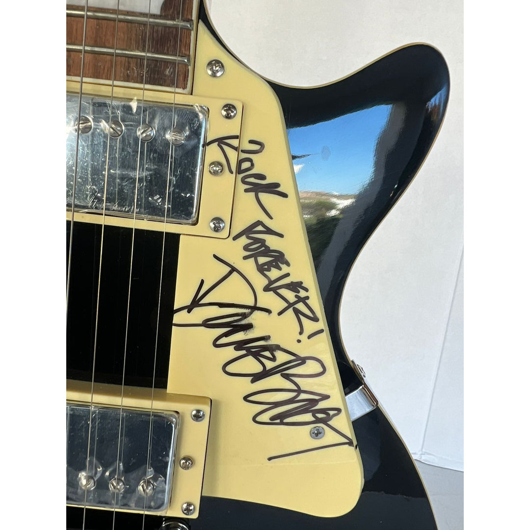 Pantera Phil Anselmo, Diamond Darrell, Rex Brown, and Vinnie Paul Les Paul electric guitar signed with proof..
