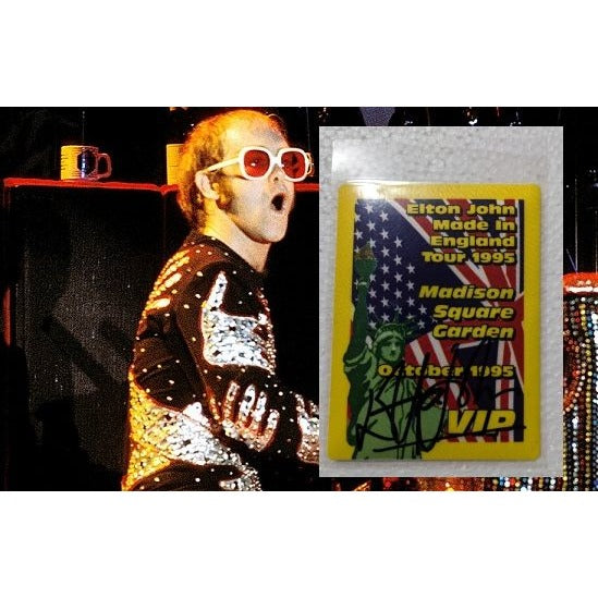 Elton John Vip tour pass Madison Square Garden