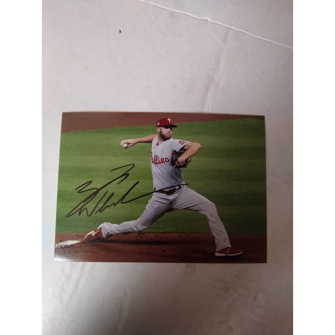 Zack Wheeler, Philadelphia, Phillies, 5x7, photo, signed