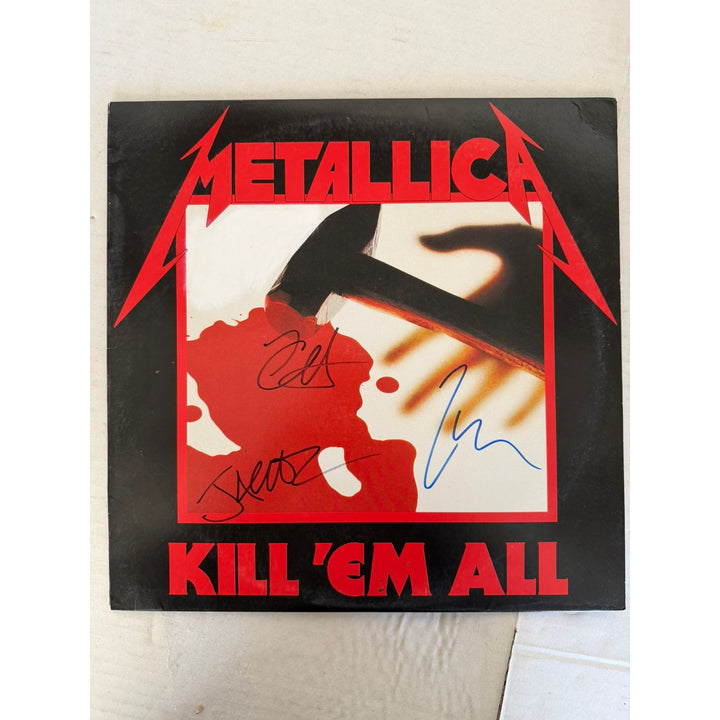 Metallica "Kill 'Em All" LP signed with proof.