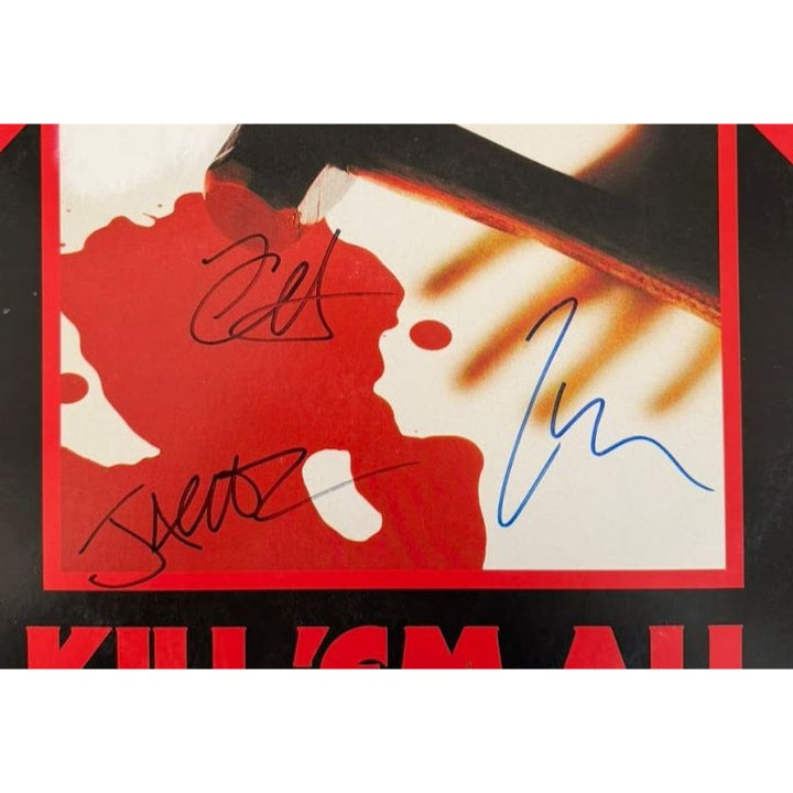 Metallica "Kill 'Em All" LP signed with proof.