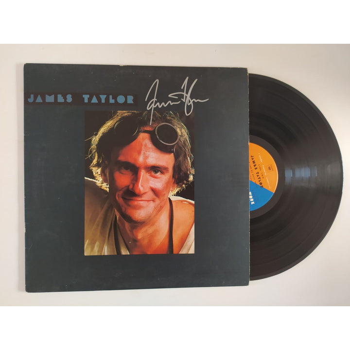 James Taylor original LP signed with proof