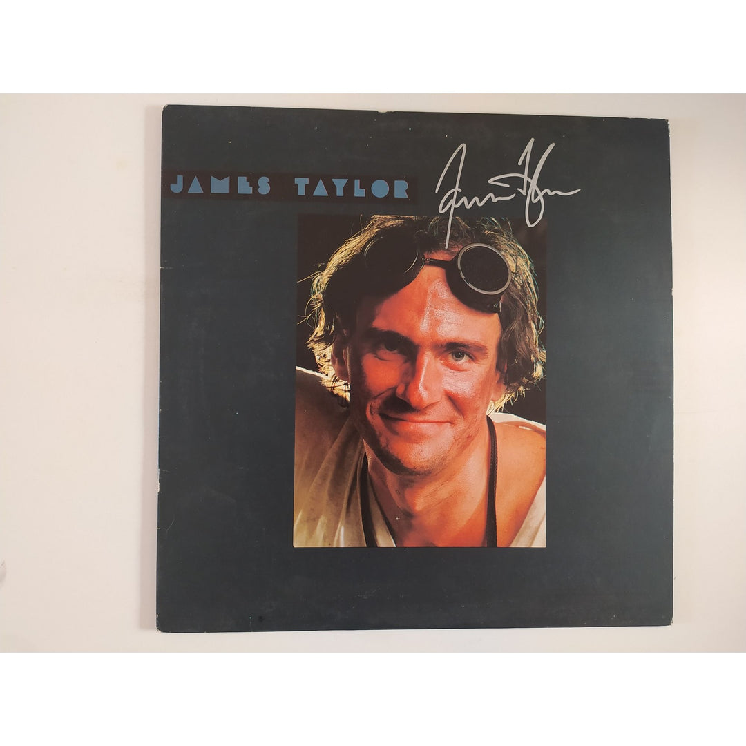 James Taylor original LP signed with proof