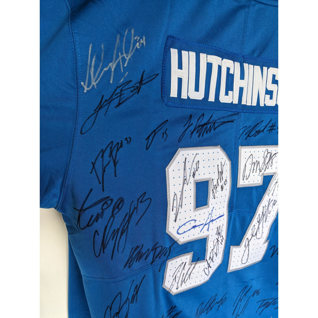 Detroit Lions Aidan Hutchinson 2025 game model jersey size xl team signed with proof