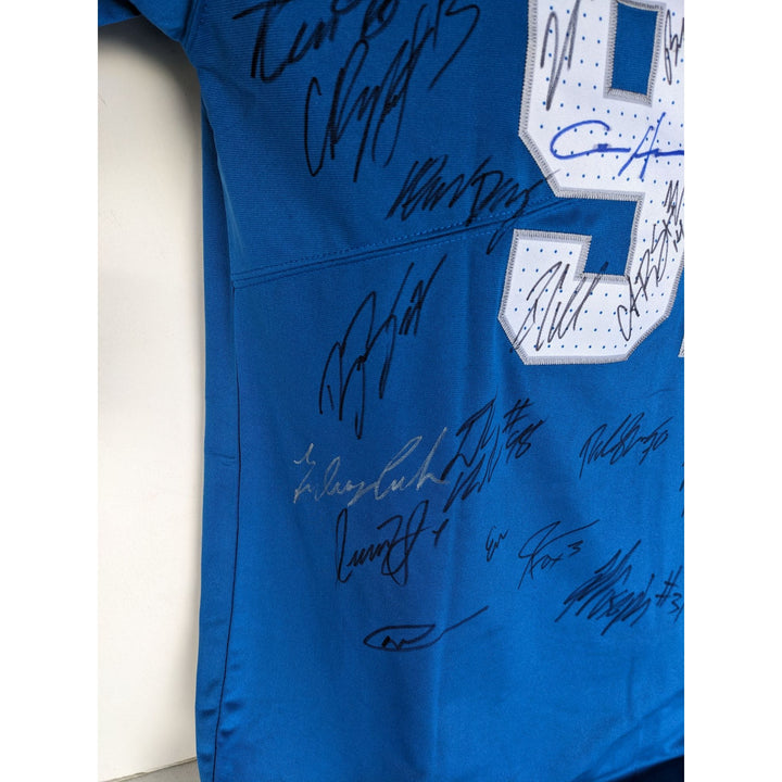 Detroit Lions Aidan Hutchinson 2025 game model jersey size xl team signed with proof
