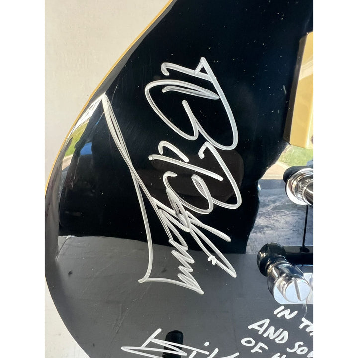 Keith Richards (inscribed), BB King & Chuck Berry vintage les paul full size electric guitar signed with proof.