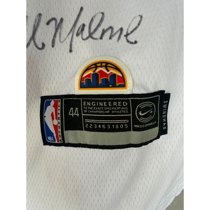Nikola jokic Jamal Murray Michael Porter Jr Denver Nuggets 20223 NBA champions team signed game model Joker Jersey signed with proof.