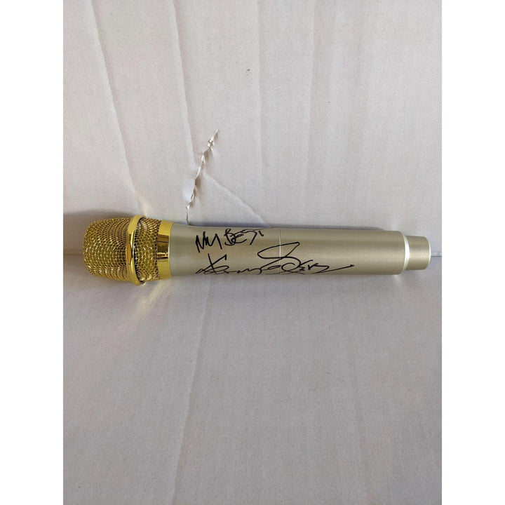 Kenny Rogers microphone signed with proof