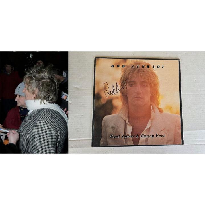 Rod Stewart ''Fool Love & Fancy Free'' LP signed with proof.