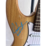 Load image into Gallery viewer, Geddy Lee Alex Lifeson Neil Peart Rush Stratocaster electric guitar signed with proof
