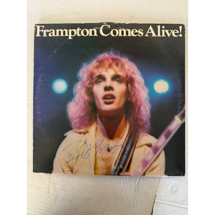 Peter Frampton "Frampton Comes Alive!" LP signed with proof.