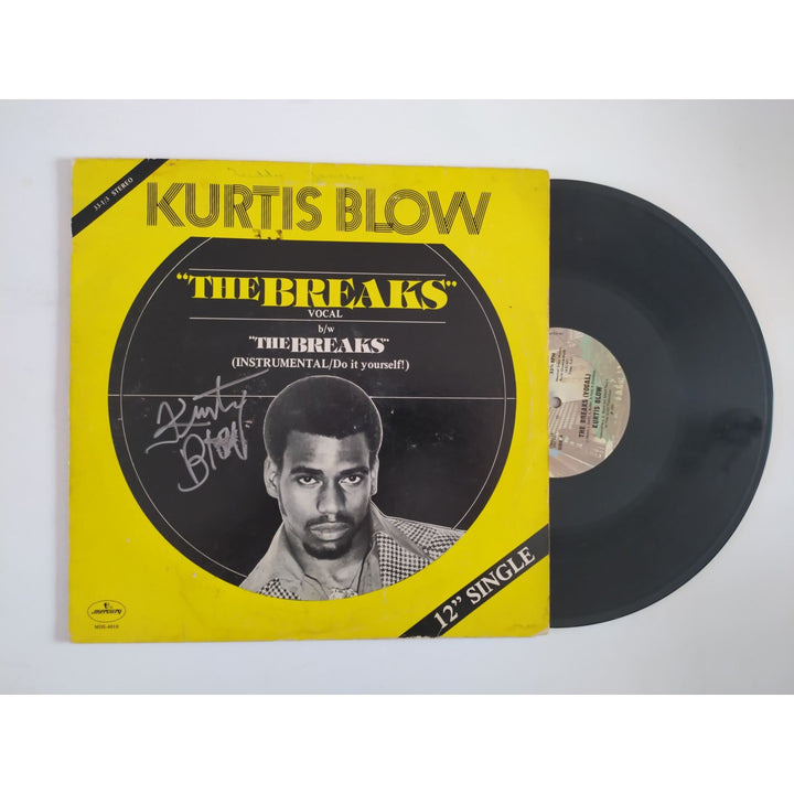 Kurtis Blow original LP signed