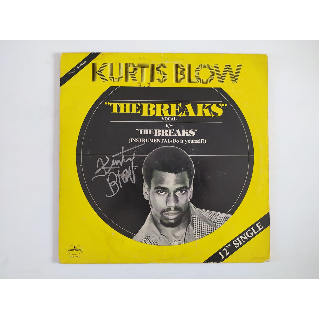 Kurtis Blow original LP signed