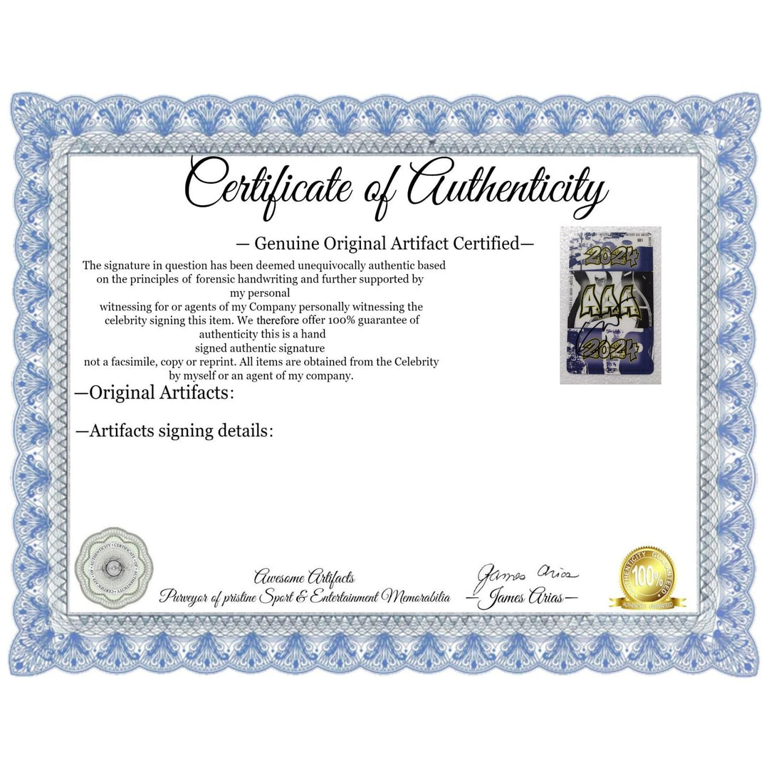 Eric Clapton signed concert pass