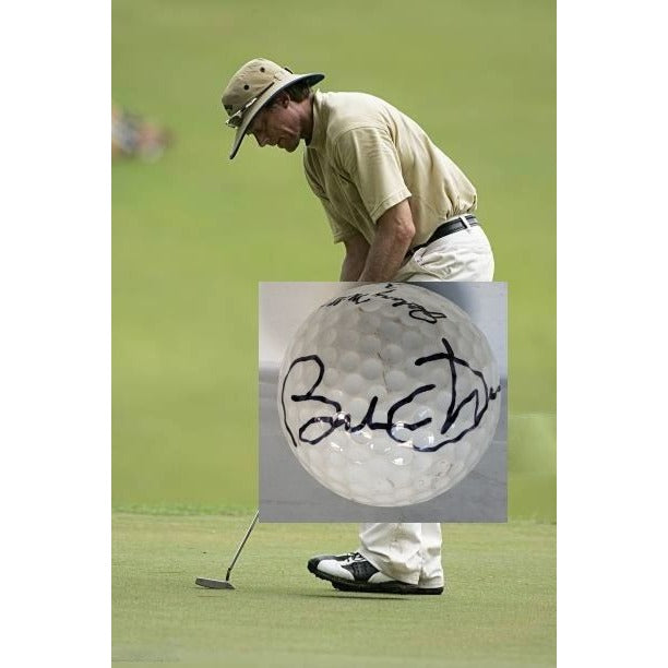 Barack Hussein Obama II (44) vintage golf ball signed with proof and free display case