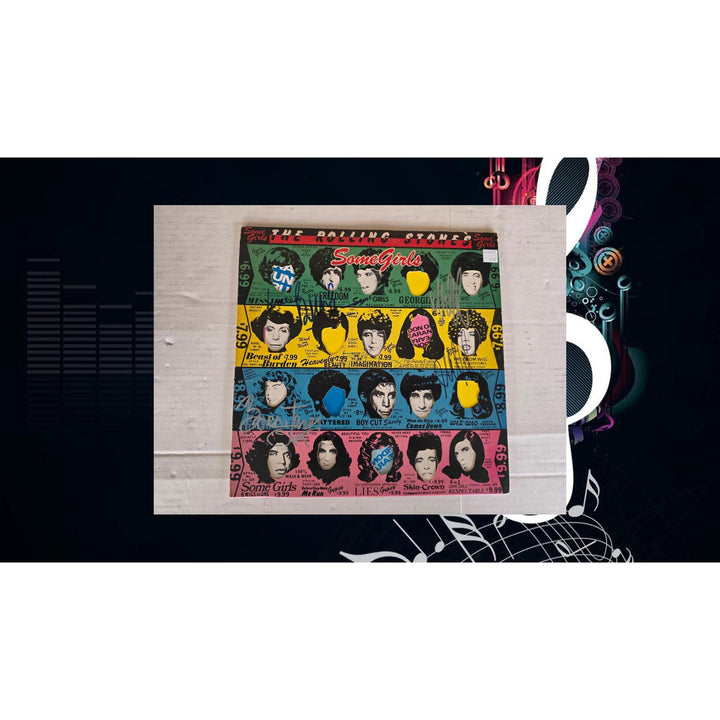 The Rolling Stones ''Some Girls'' LP signed with proof.