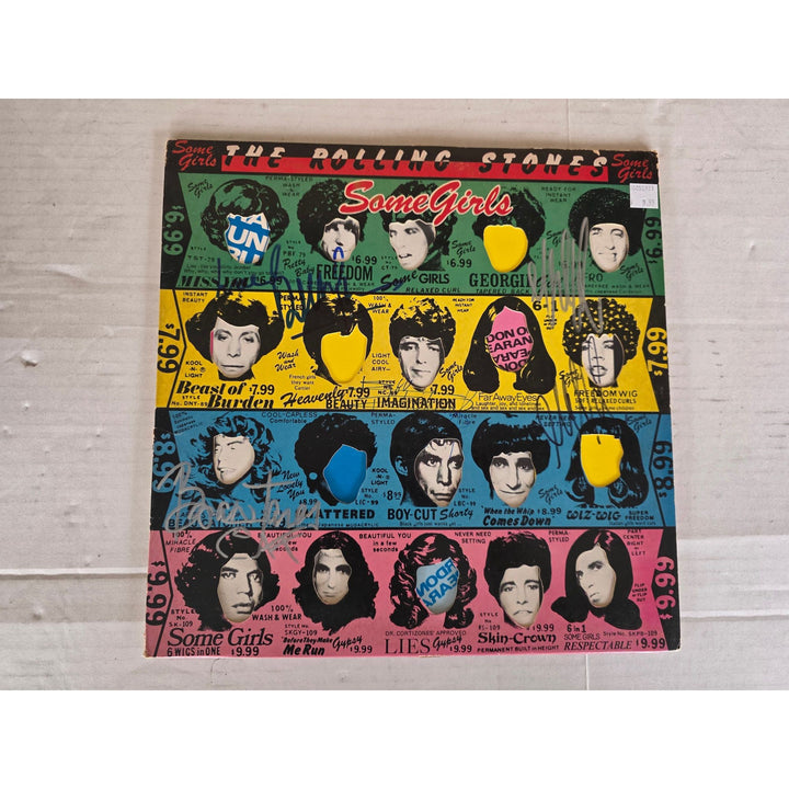 The Rolling Stones ''Some Girls'' LP signed with proof.