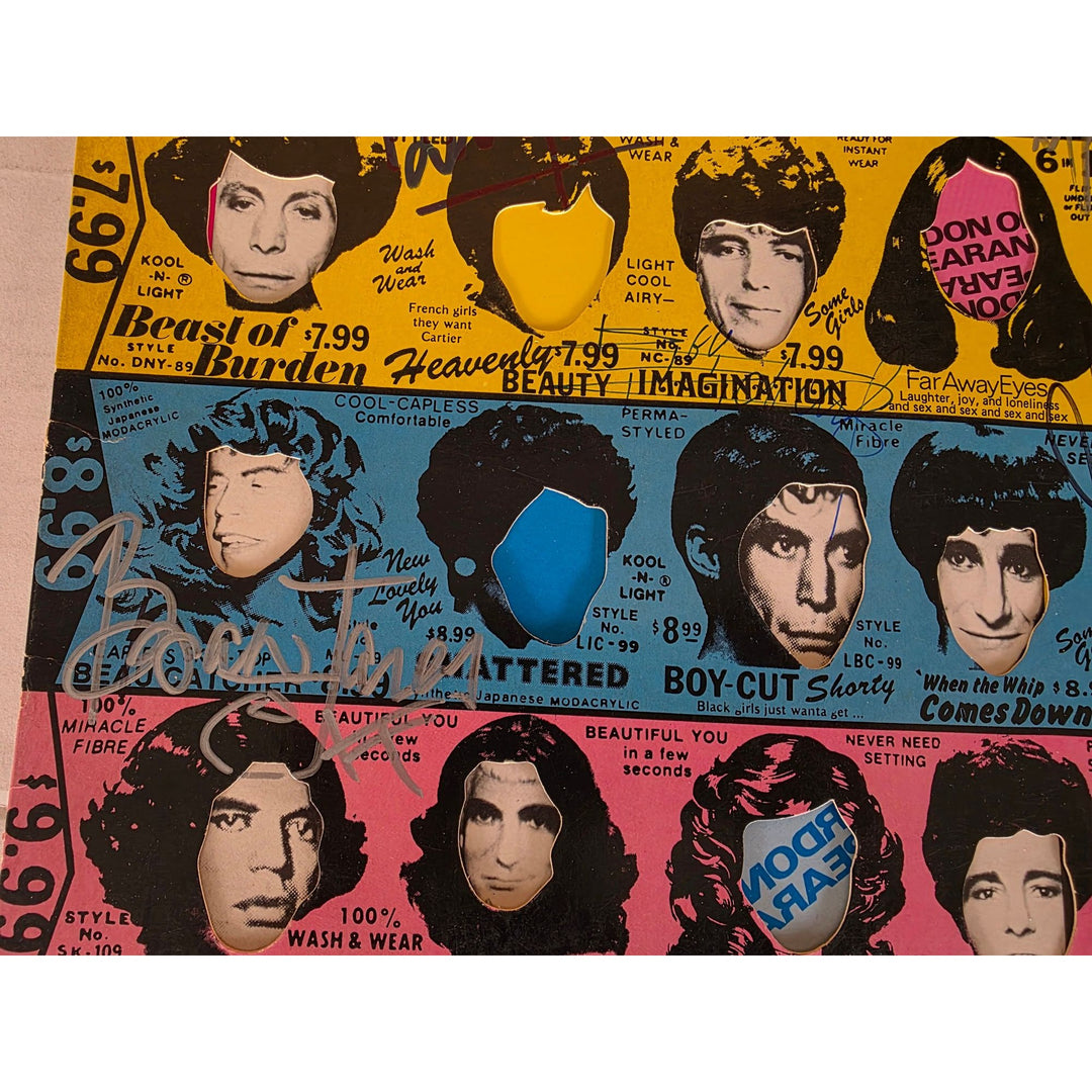 The Rolling Stones ''Some Girls'' LP signed with proof.