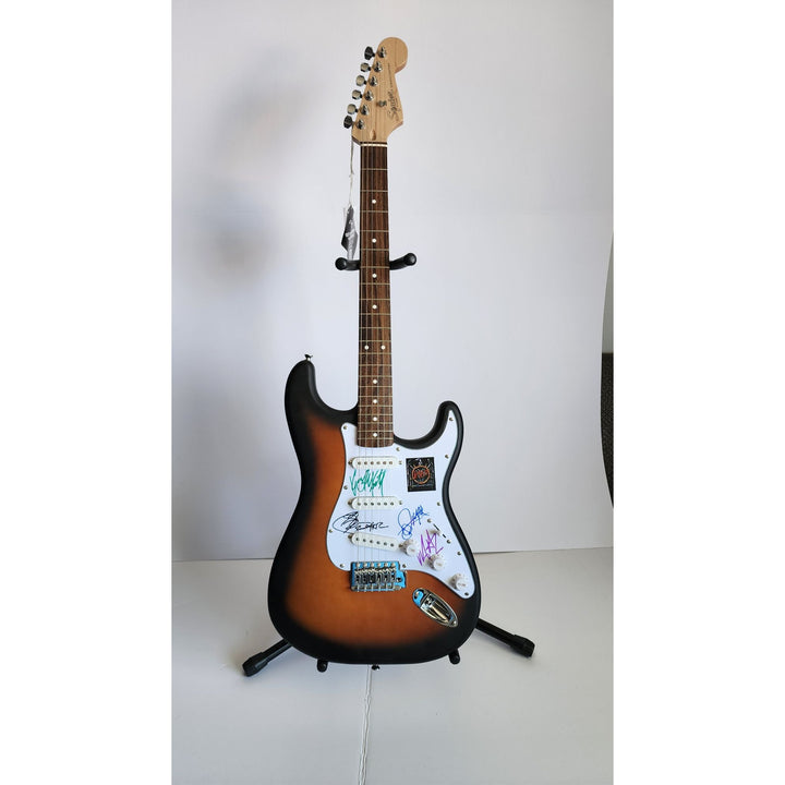 Paul Simon & Garfunkel authentic Fender Stratocaster electric guitar signed with proof