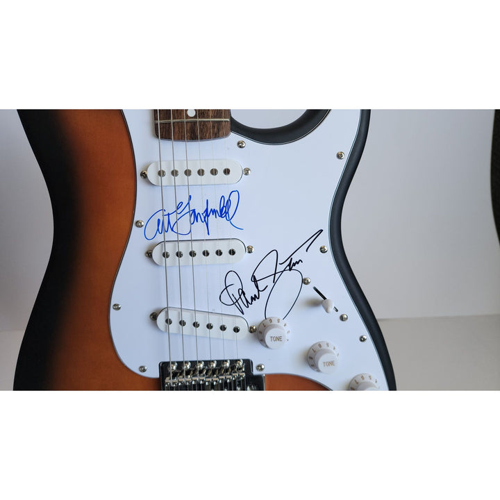 Paul Simon & Garfunkel authentic Fender Stratocaster electric guitar signed with proof