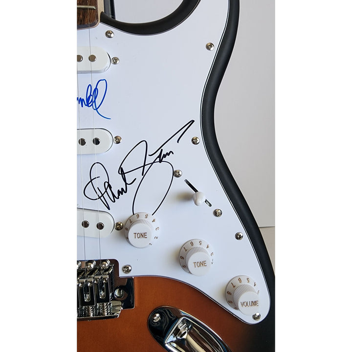 Paul Simon & Garfunkel authentic Fender Stratocaster electric guitar signed with proof