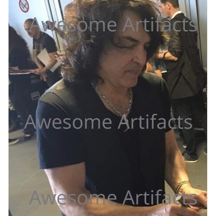 Paul Stanley, Kiss, 5x7 photo, signed, with proof Awesome Artifacts