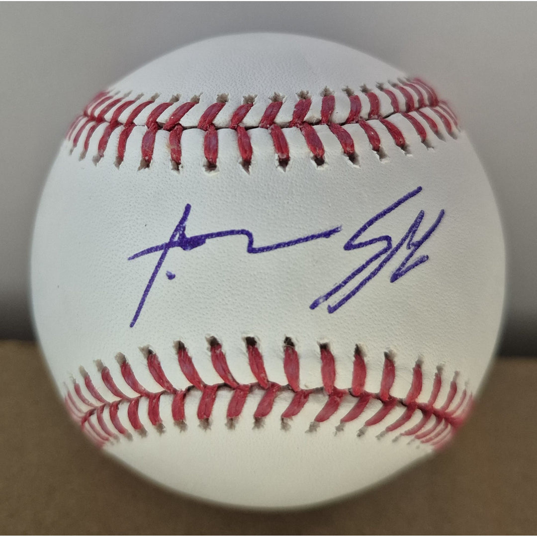 Los Angeles Dodgers Rawlings MLB official baseball Will Smith signed with proof.