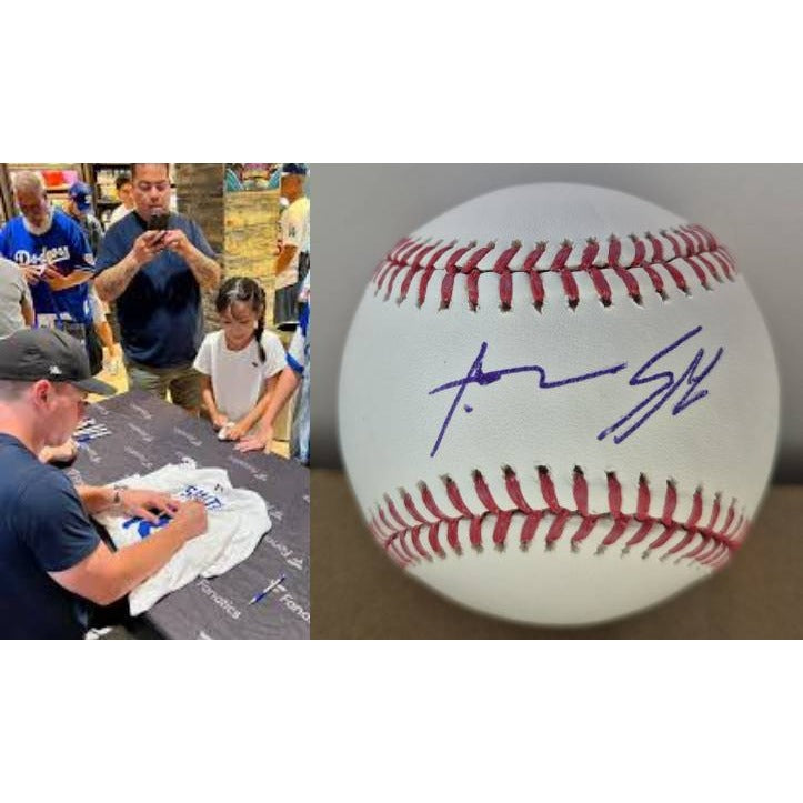 Los Angeles Dodgers Rawlings MLB official baseball Will Smith signed with proof.