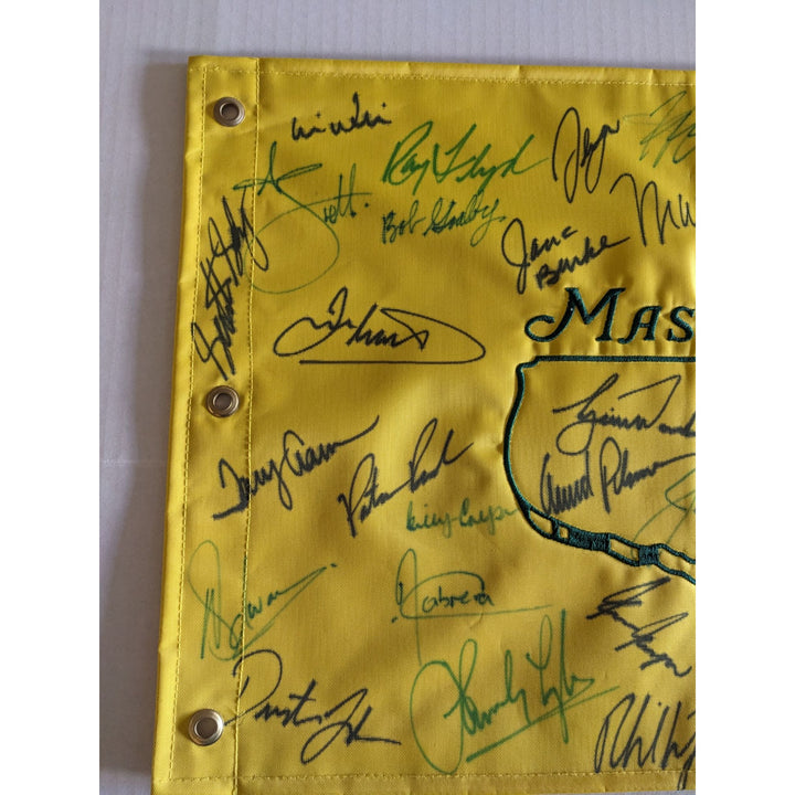 Masters Champions 30 plus Tiger Woods Scottie Scheffler  Arnold Palmer Jack Nicklaus signed with proof $8,995