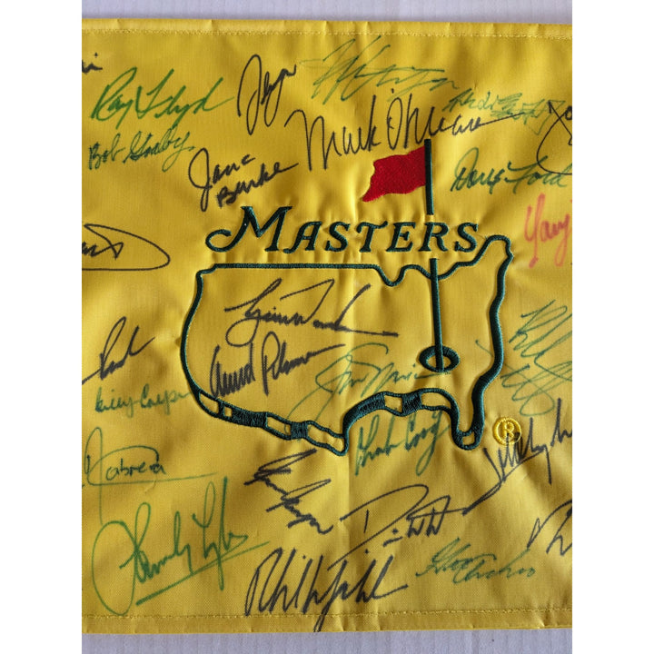 Masters Champions 30 plus Tiger Woods Scottie Scheffler  Arnold Palmer Jack Nicklaus signed with proof $8,995