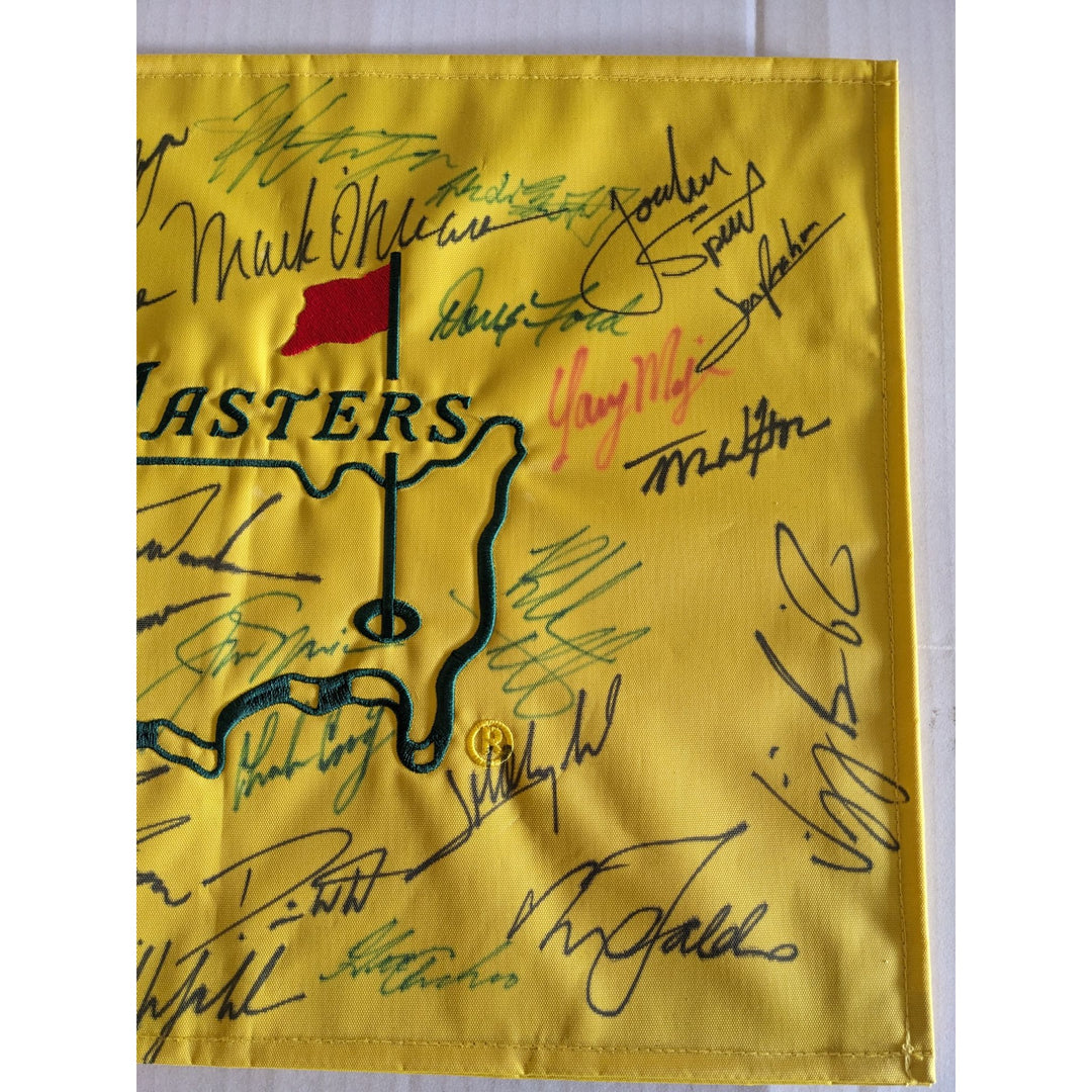 Masters Champions 30 plus Tiger Woods Scottie Scheffler  Arnold Palmer Jack Nicklaus signed with proof $8,995