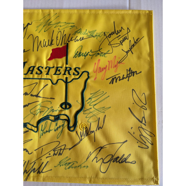 Masters Champions 30 plus Tiger Woods Scottie Scheffler  Arnold Palmer Jack Nicklaus signed with proof $8,995