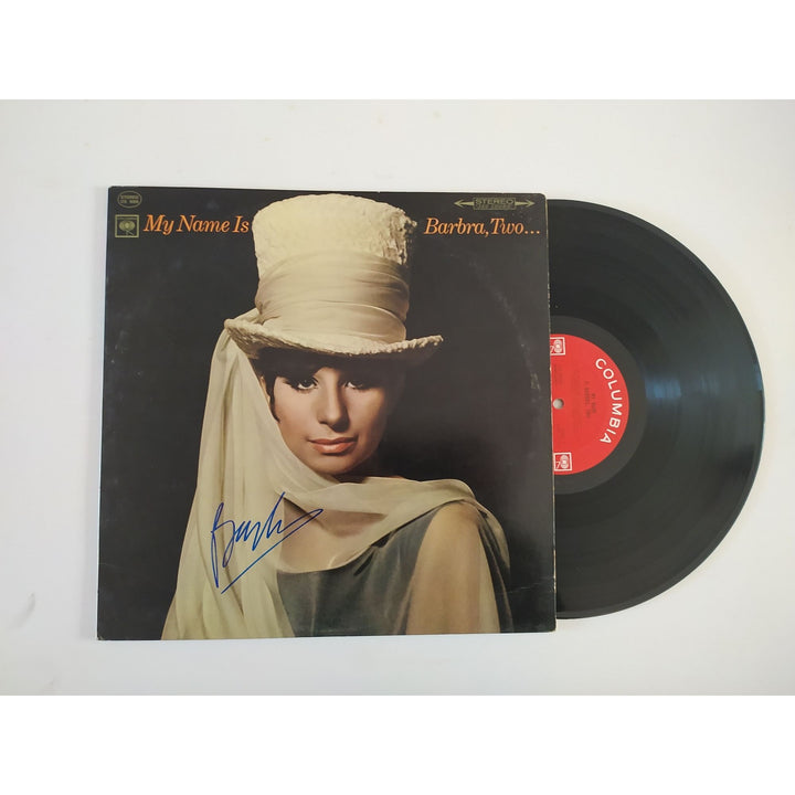 Barbra Streisand "My name is Barbara Two" original LP signed with proof