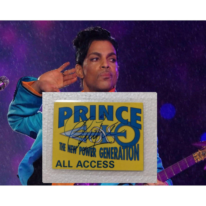 Prince VIP original concert pass signed