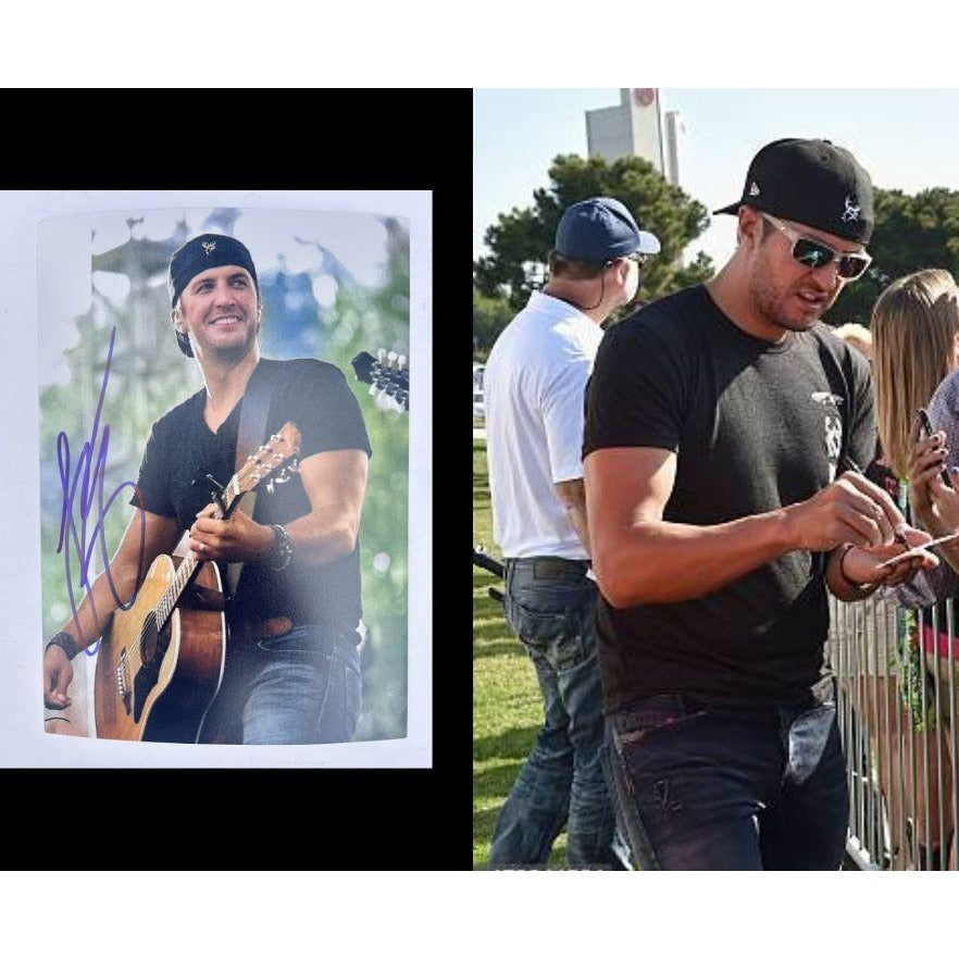 Luke Bryan Country Music Legend 5x7 Photo signed with proof.