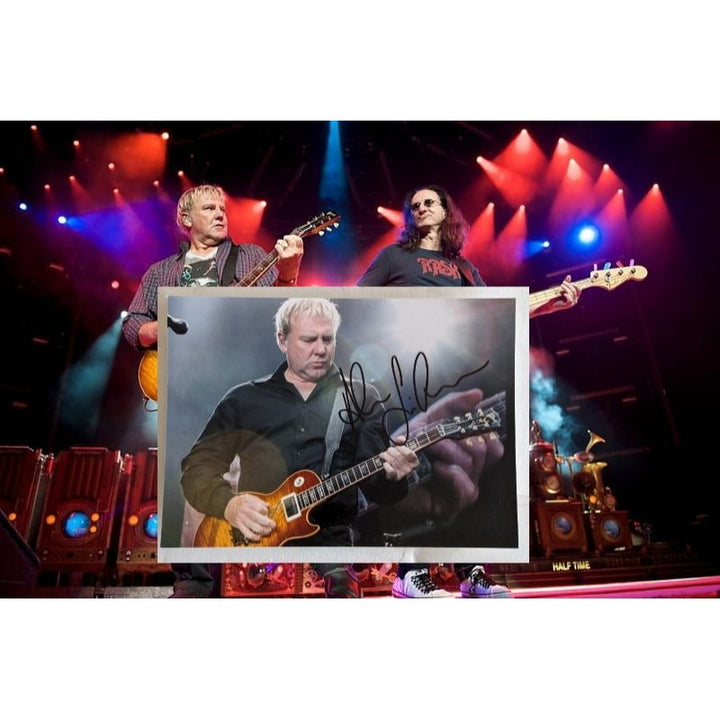 Alex Lifeson Rush 5x7 photo signed with proof