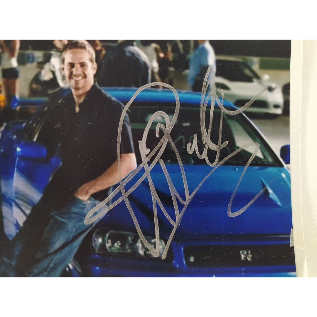 Paul Walker " Fast and the Furious",5x7 photo signed with proof - Awesome Artifacts
