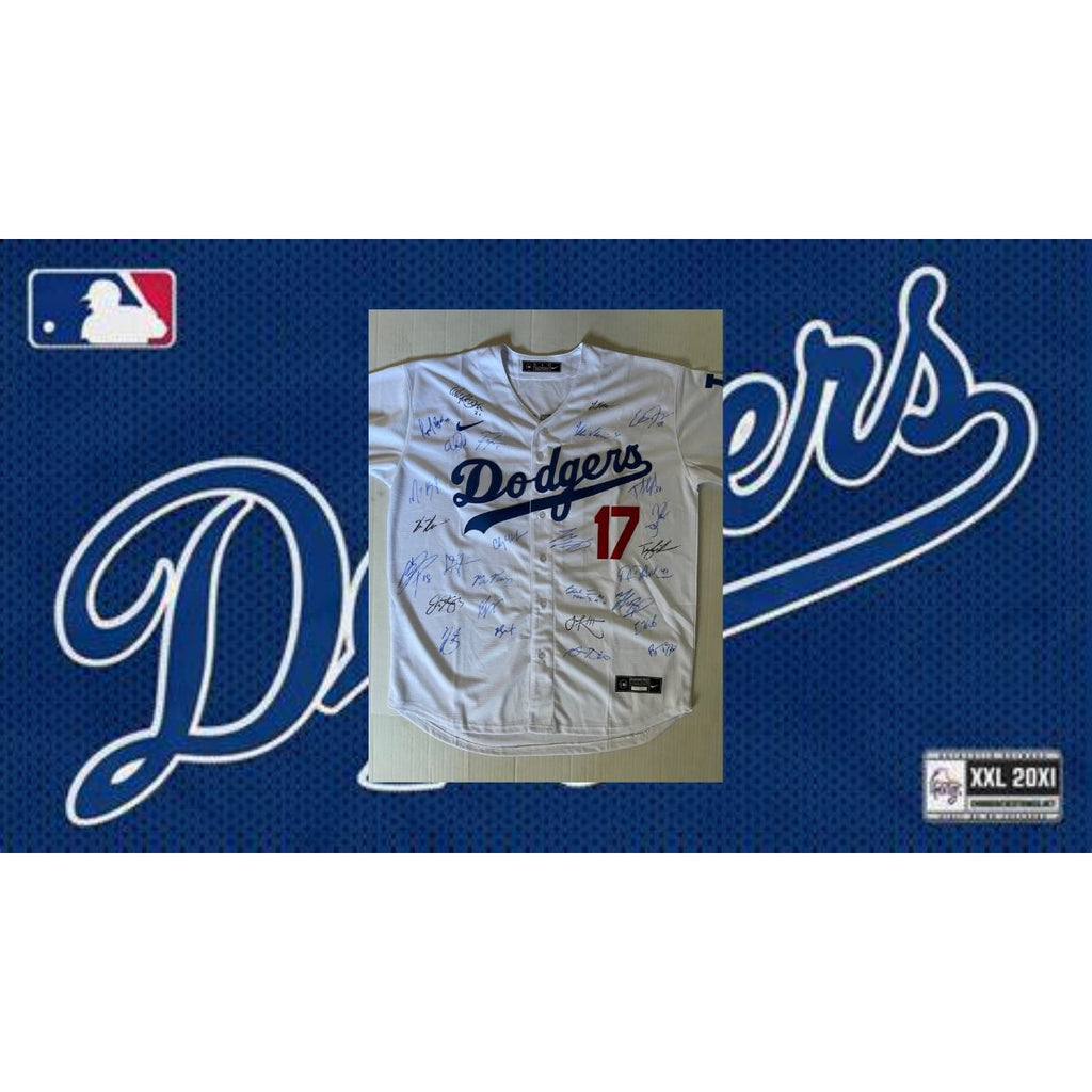 Shohei Ohtani Los Angeles Dodgers 2024 team signed jersey with proof