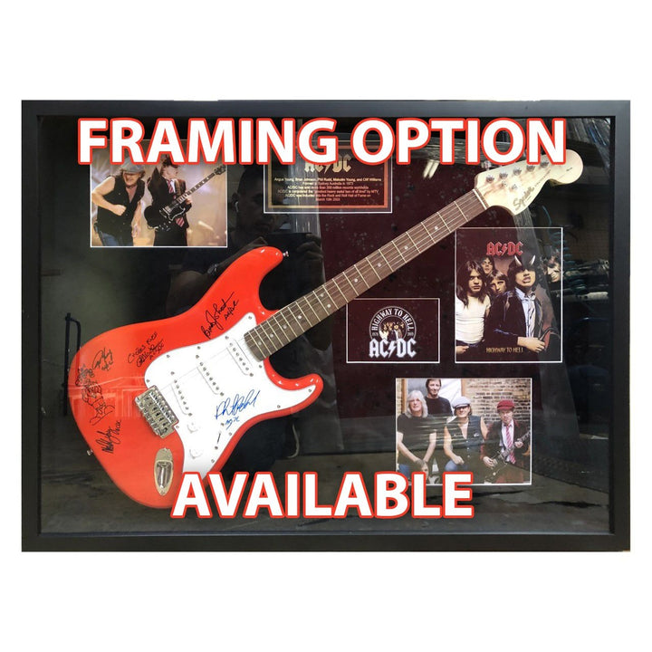 Madonna Tina Turner Stevie Nicks 20 plus women of rock full size Cherry Les Paul electric guitar signed with proof.